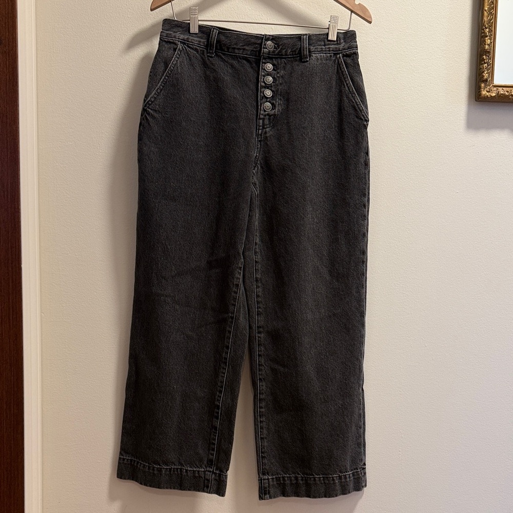Madewell Black Straight-Leg Women's Jeans